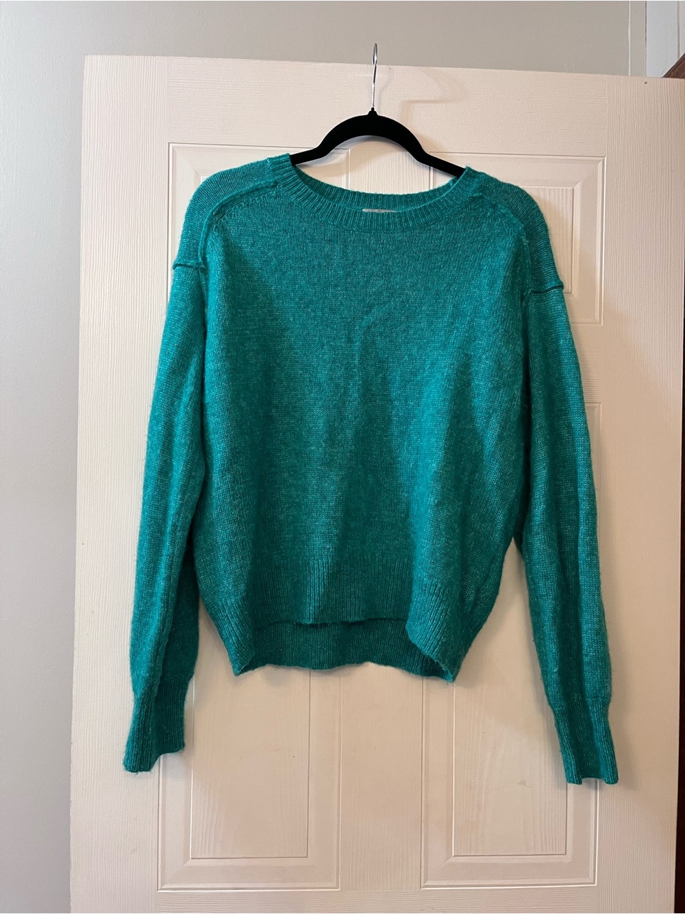 J. Crew Green Crewneck Sweater